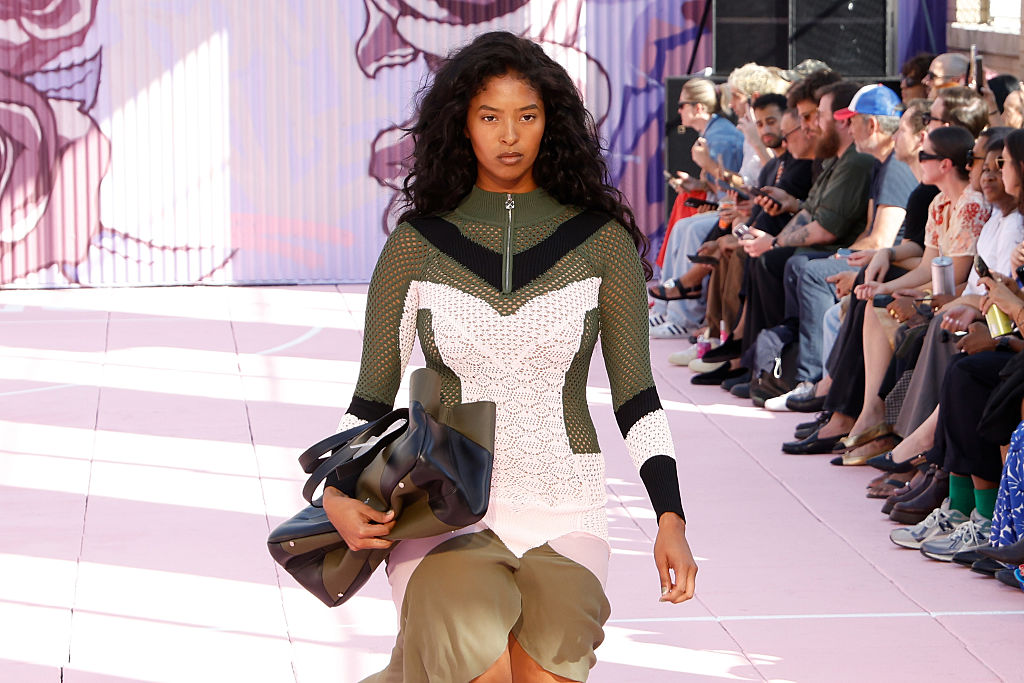 Natalia Diamante Bryant Modeling At The Off-White September 2025 New York Fashion Week Show