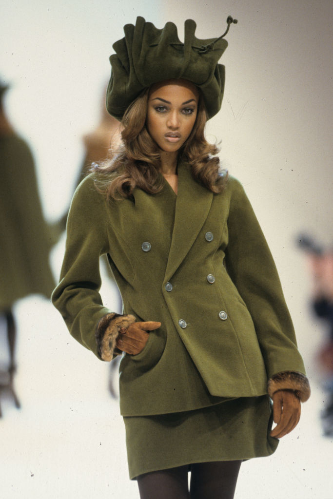 Tyra Banks at Jil Sander Fall 1992 RTW