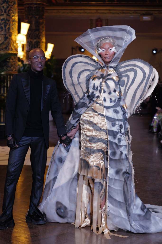 New Designer Alert: Valerian Hughes Brings Feathered Fantasy To NYFW