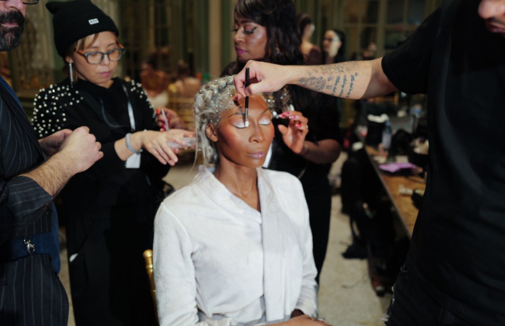 New Designer Alert: Valerian Hughes Brings Feathered Fantasy To NYFW