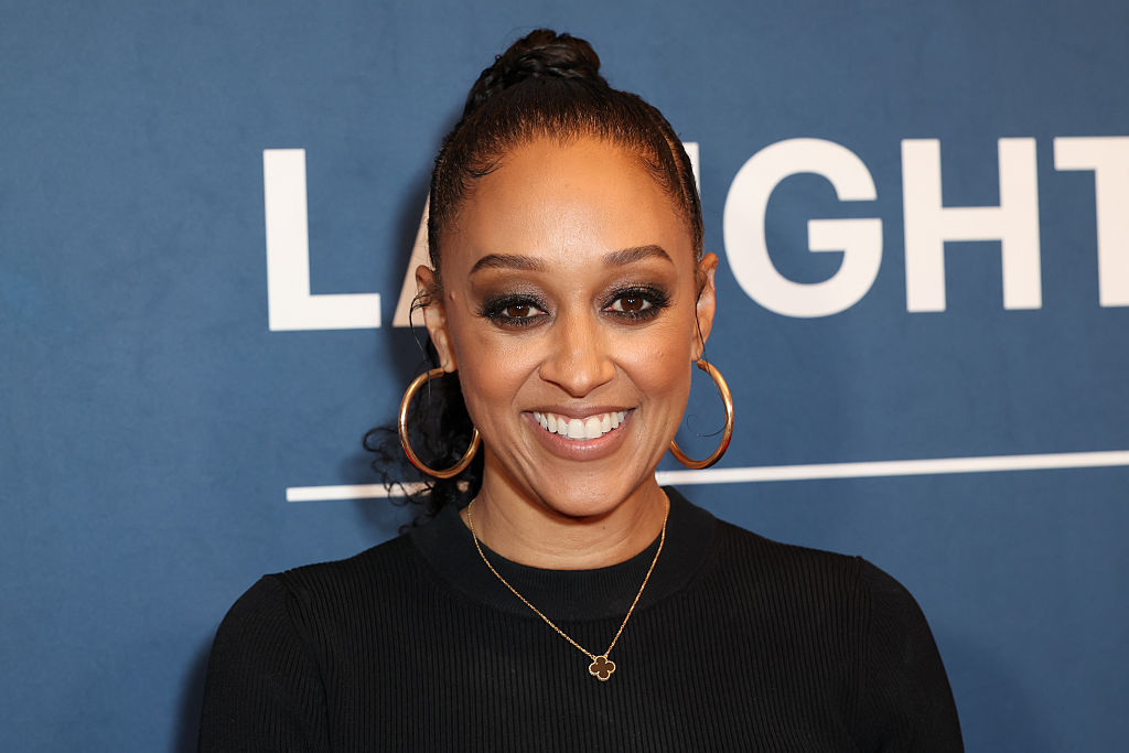 Tia Mowry Sends The Internet Into A Frenzy With Black Lingerie Look On Instagram