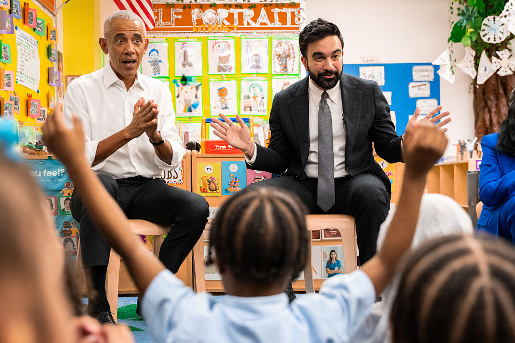 Former President Obama Joins NYC Mayor Mamdani On A Visit To Child Care Center