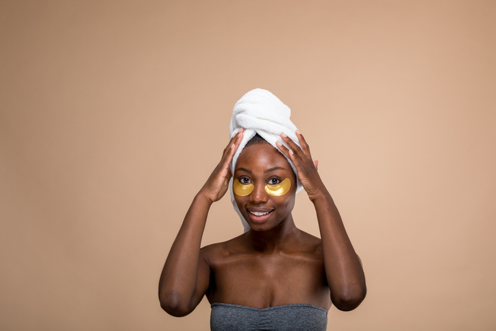 Relaxing skincare beauty routine photo