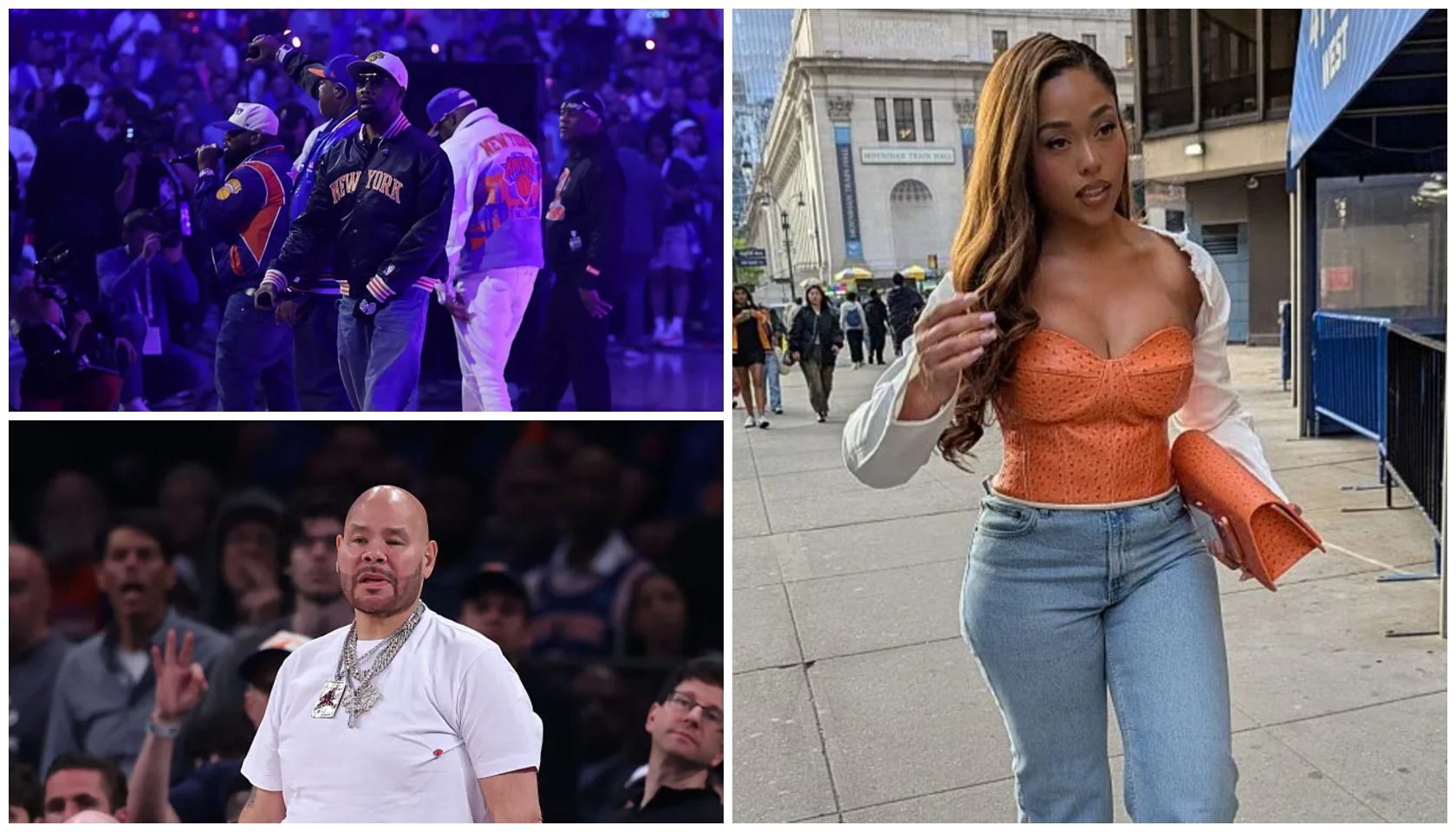 Jordyn Woods' Orange Bag Returns To The Knicks Game