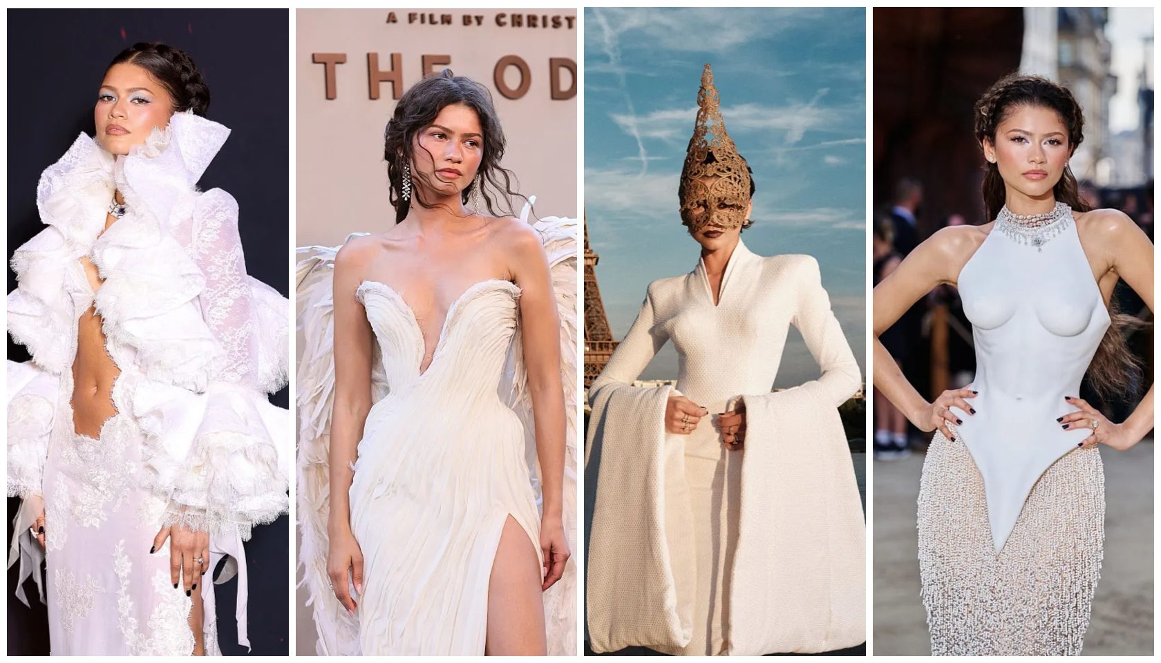 Zendaya’s Heavenly ‘The Odyssey’ Press Tour Fashion Has Us By the Collar
