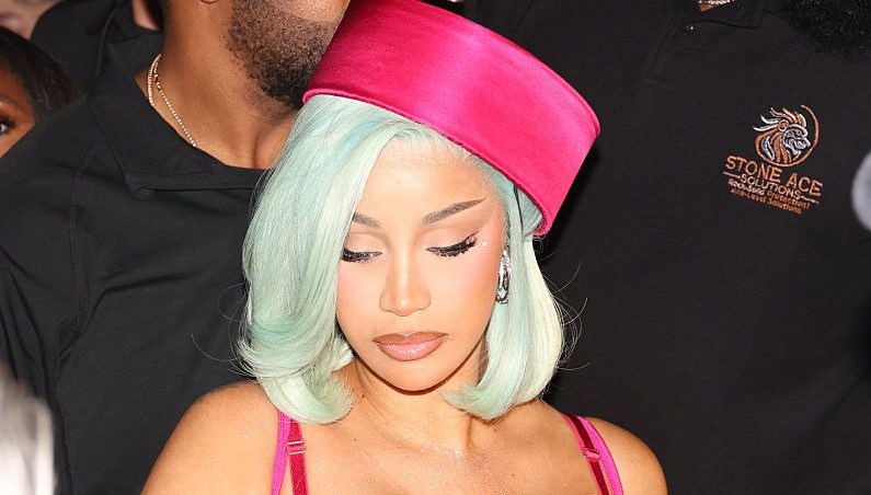 Cardi B Visits Pacha